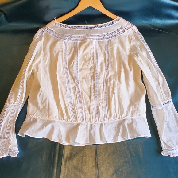 NWT$625 Burberry Magnolia Panel Natural Blouse Top - Picture 7 of 13